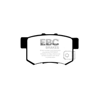 EBC PD11KR085 Honda Integra Greenstuff Rear Brake Pad & GD Disc Kit - Akebono Caliper