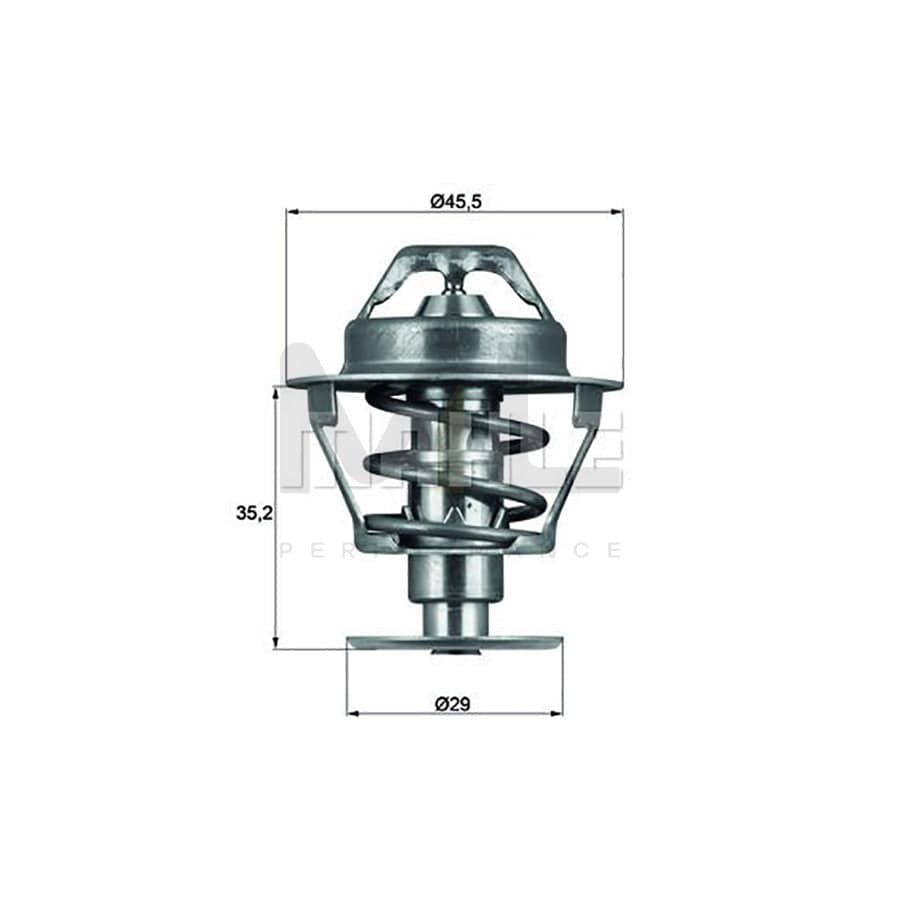 MAHLE ORIGINAL TX 18 71 Engine thermostat Opening Temperature: 71��C, without gasket / seal | Performance Parts DirectCar Parts
