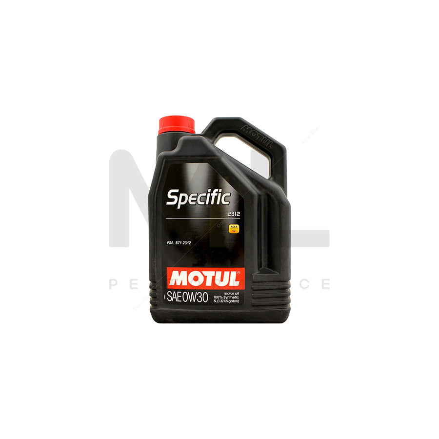 Motul Specific PSA 2312 0w-30 Fully Synthetic Car Engine Oil 5l