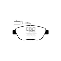 EBC PD03KF435 Fiat Grande Punto Yellowstuff Front Brake Pad & Plain Disc Kit - Bosch Caliper