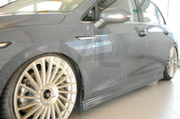 Rieger VW Mk8 Golf Left & Right Side Skirts (GTI, GTD & GTE) -  Matte Black