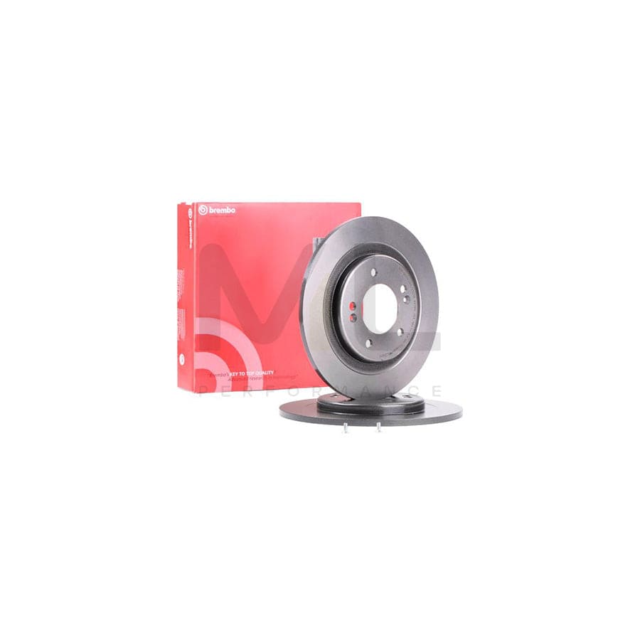 BREMBO COATED DISC LINE 08.C250.11 Brake Disc Solid, Coated, High-carbon, with bolts/screws  - 1 piece