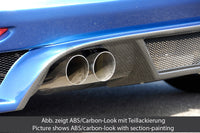 Rieger 00014108 VW 13 Mk3 Scirocco Rear Diffuser for Twin Tailpipe Left & Right -  Matte Black