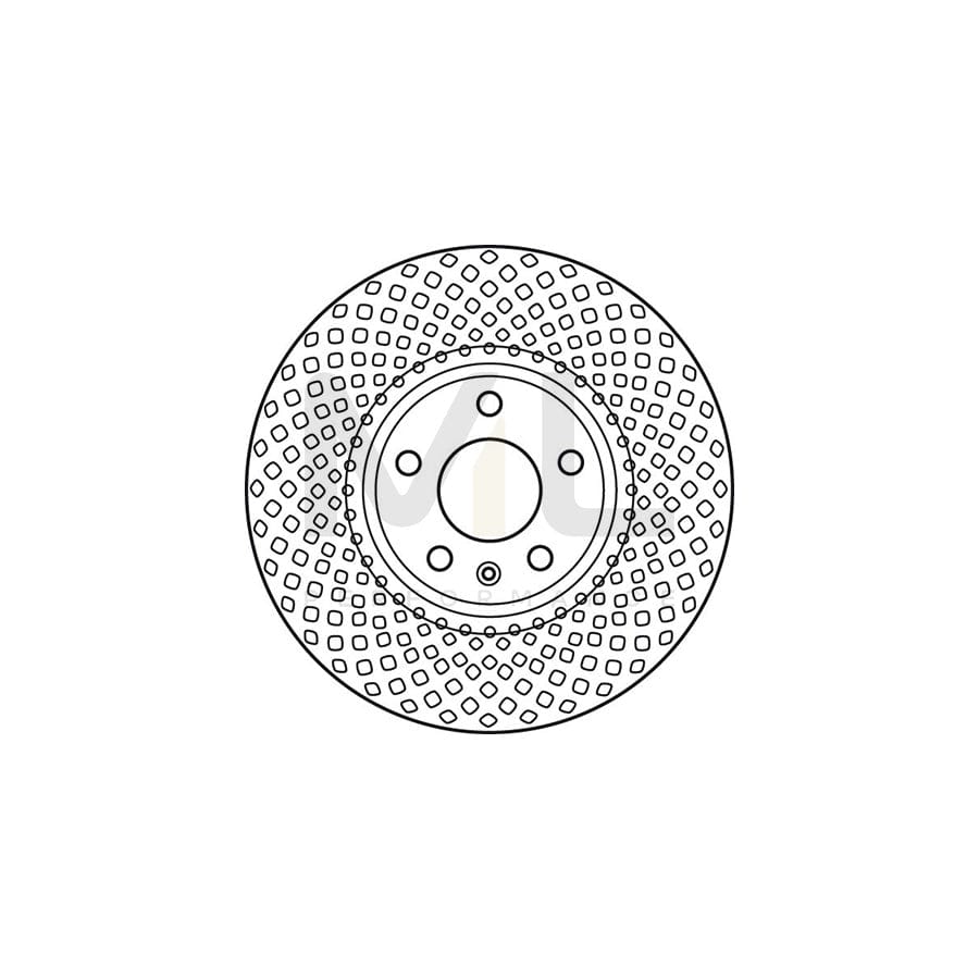 TRW DF6015S Brake Disc Vented, Painted | Performance Parts Direct Car Parts