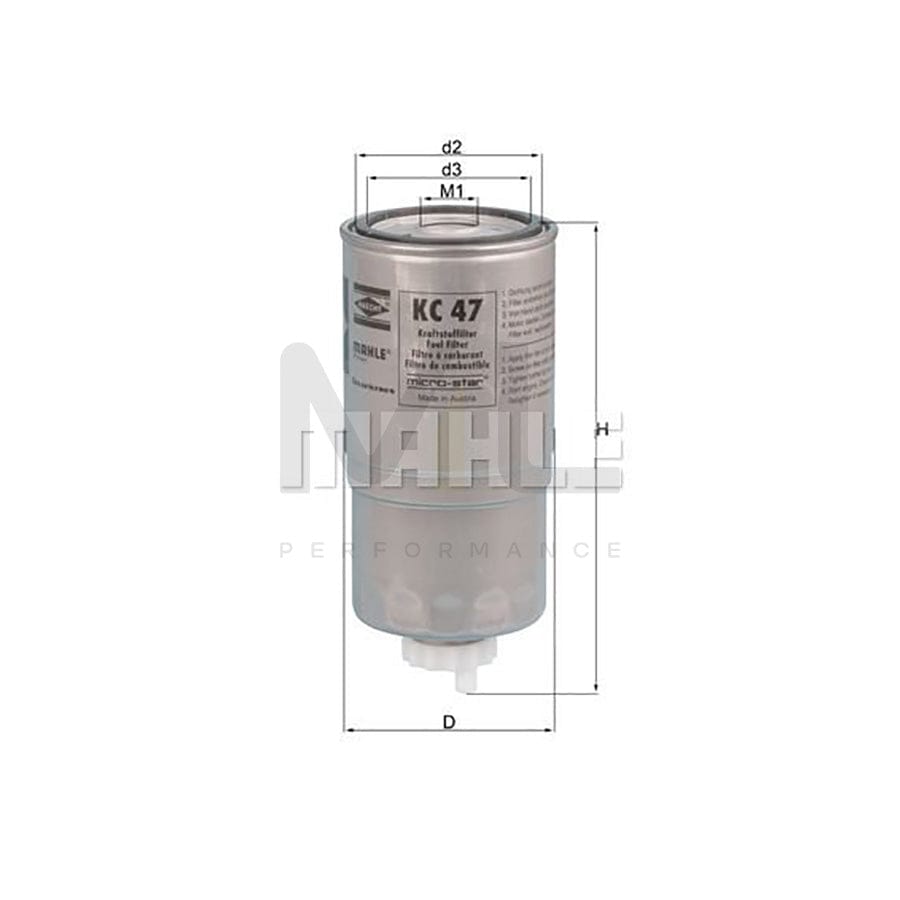 MAHLE ORIGINAL LX 699 Air Filter Filter Insert | Performance Parts DirectCar Parts