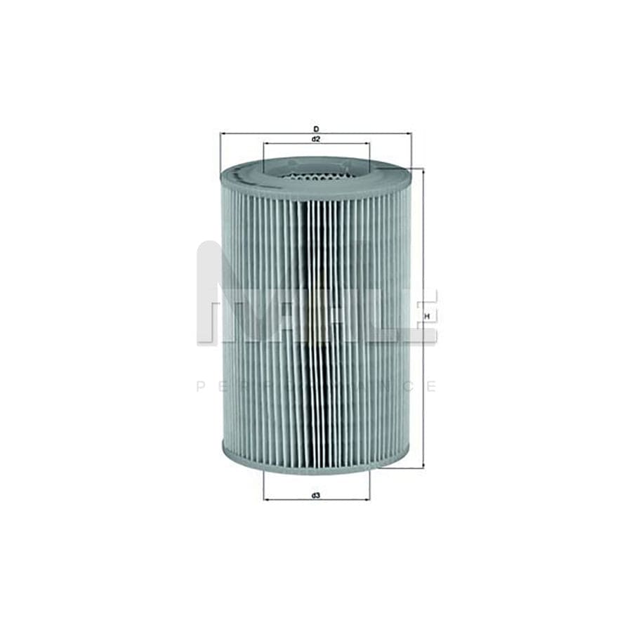 MAHLE ORIGINAL LX 860 Air Filter Filter Insert | Performance Parts DirectCar Parts