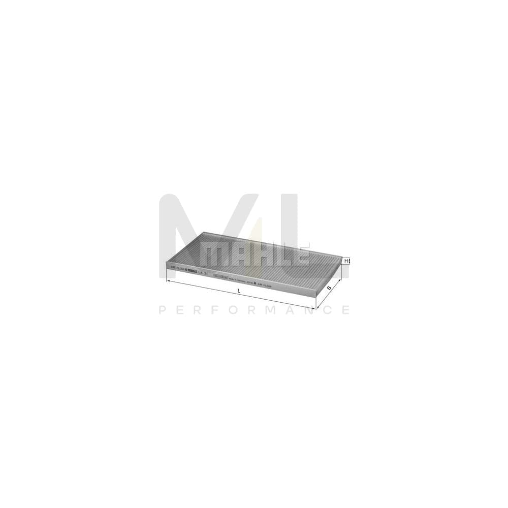 MAHLE ORIGINAL LA 21 Pollen filter Particulate Filter | Performance Parts DirectCar Parts