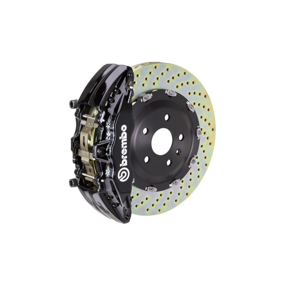 Brembo 1J1.9009A Ford F-150 Front GT 6-Pistons Drilled 2-piece Big Brake Kit 380x34mm