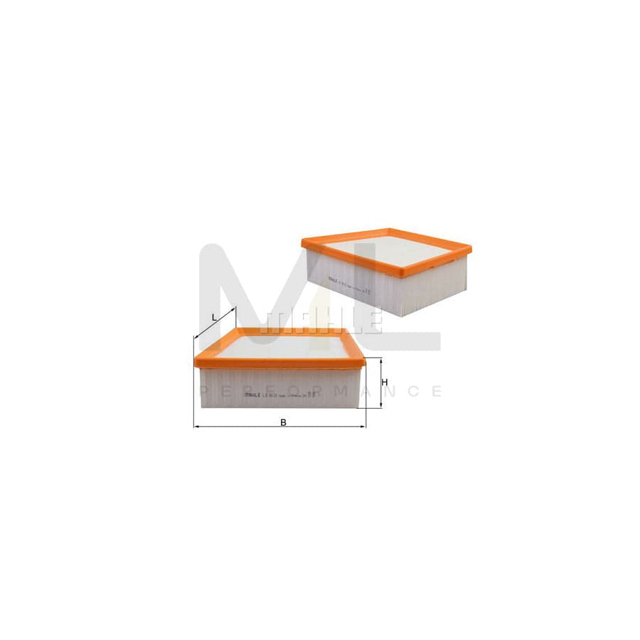 MAHLE ORIGINAL LX 4638 Air Filter Filter Insert | Performance Parts DirectCar Parts