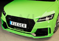 Rieger 00055176 Audi 8J 8J1-FV 8S TTRS Front Splitter -  Matte Black