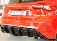 Rieger 00088216 Ford DEH Focus 4 Rear Diffuser for Sport Tailpipe Left & Right (Inc. Focus 4 ST) - Glossy Black