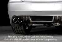 Rieger 00099569 BMW 3 Series E92 E93 Rear Diffuser for Twin Tailpipe Left & Right - Carbon-Look