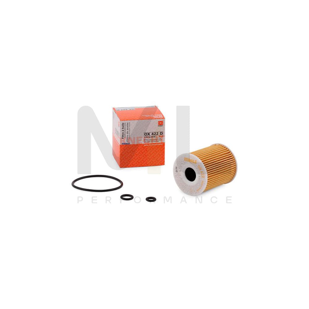 MAHLE ORIGINAL OX 422D Oil Filter Filter Insert | Performance Parts DirectCar Parts
