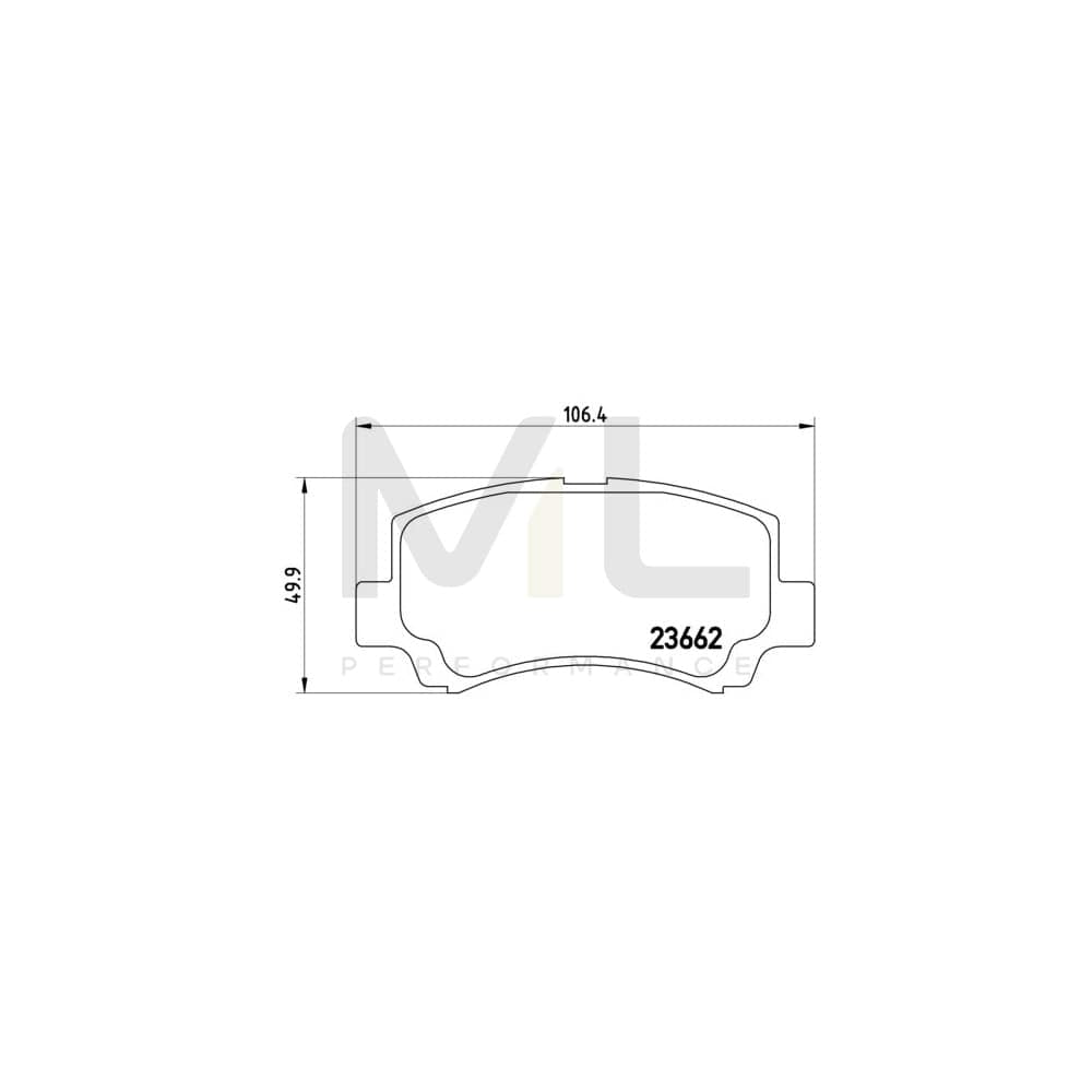 Brembo P 79 011 Brake Pad Set