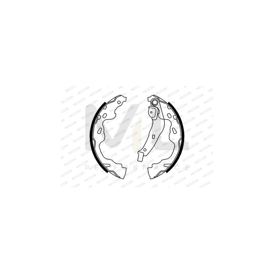 FERODO PREMIER FSB672 Brake Shoe Set | Performance Parts Direct Car Parts