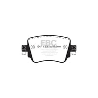 EBC PD16KR097 Audi 8U Q3 Greenstuff Rear Brake Pad & BSD Disc Kit - ATE Caliper