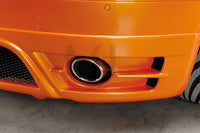 Rieger 00055155 Audi 8J TT Rear Diffuser for Tailpipe Left & Right - Matte Black -  Matte Black