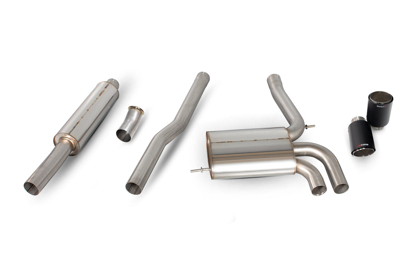 Scorpion SMN021CF Mini Cooper S F56 Resonated Cat-Back Exhaust System