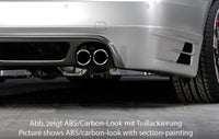 Rieger 00099578 BMW 3 Series E90 E91 Rear Diffuser for Twin Tailpipe Left & Right - Carbon-Look