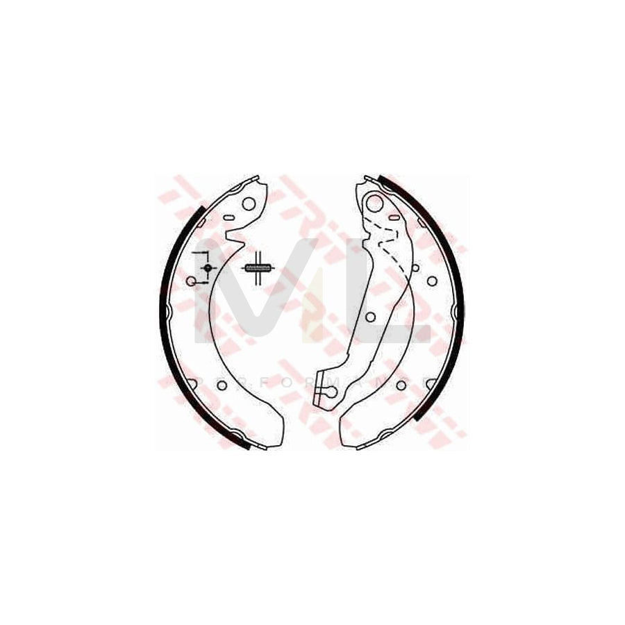 TRW GS6152 Brake Shoe Set | Performance Parts Direct Car Parts