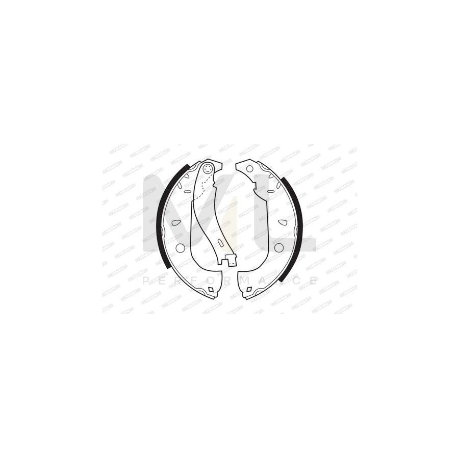 FERODO PREMIER FSB307 Brake Shoe Set | Performance Parts Direct Car Parts
