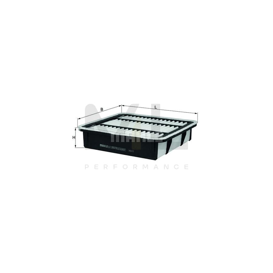 MAHLE ORIGINAL LX 2873 Air Filter Filter Insert | Performance Parts DirectCar Parts