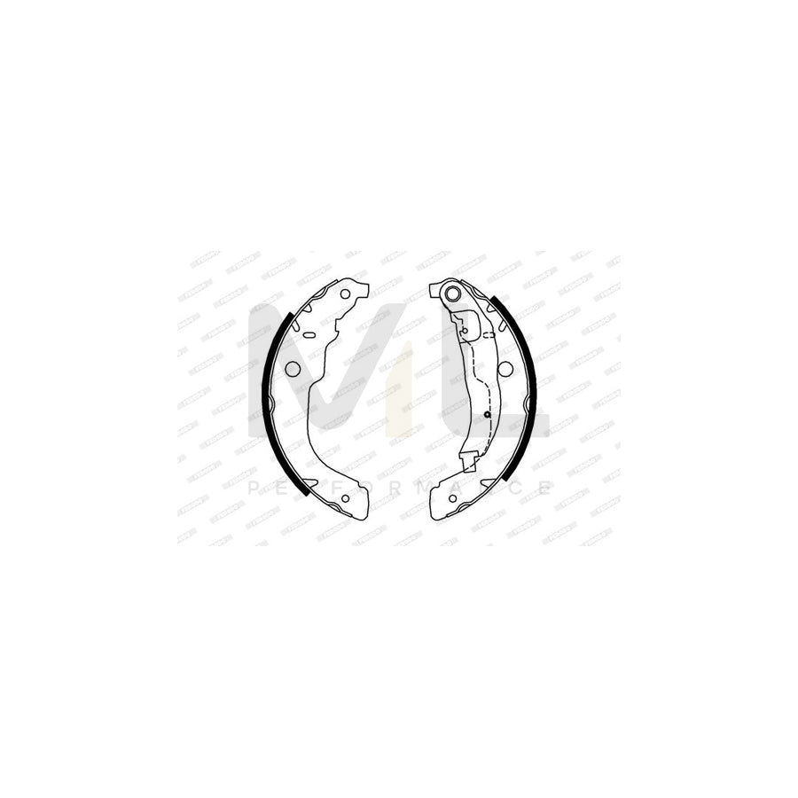 FERODO PREMIER FSB694 Brake Shoe Set | Performance Parts Direct Car Parts