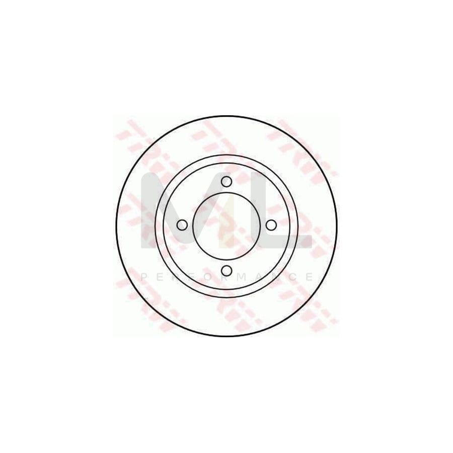 TRW DF1931 Brake Disc Solid | Performance Parts Direct Car Parts