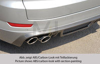 Rieger 00032109 Ford BA7 Mondeo Rear Diffuser for Twin Tailpipe Left -  Matte Black