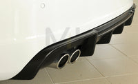 Rieger 00056804 Audi 8V A3 Rear Diffuser for Twin Tailpipe Left -  Matte Black