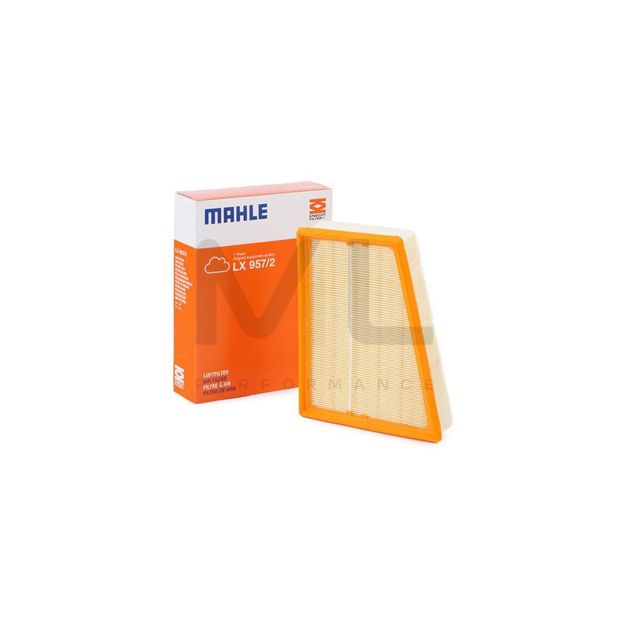 MAHLE ORIGINAL LX 957/2 Air Filter Filter Insert | Performance Parts DirectCar Parts
