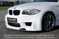Rieger 00035043 BMW E81 E82 E87 E88 Front Bumper