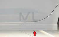 Rieger VW Mk8 Golf Left & Right Side Skirts (GTI, GTD & GTE) -  Matte Black