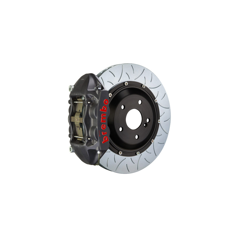 Brembo 2P3.9024AS Porsche Panamera Rear GT-S 4-Pistons Slotted Type-3 2-piece Big Brake Kit 380x28mm