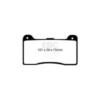 EBC DP8039RPX Stoptech Wilwood Front RP-X Brake Pads 2 |