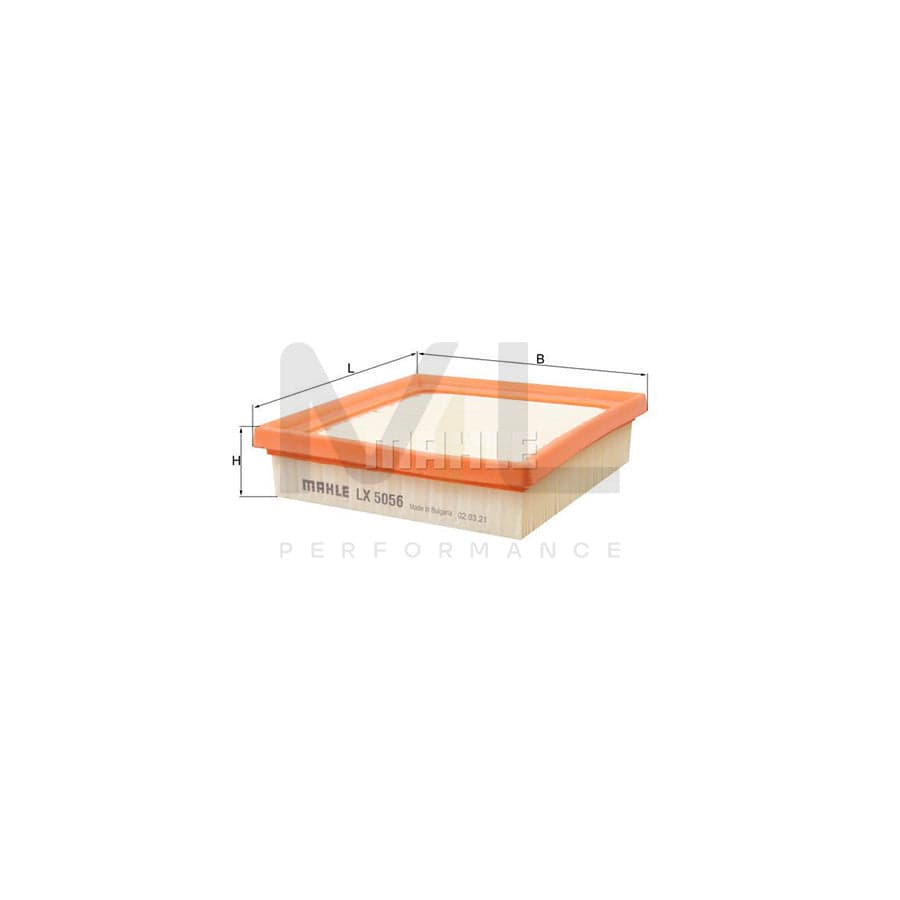 MAHLE ORIGINAL LX 5056 Air Filter Filter Insert | Performance Parts DirectCar Parts