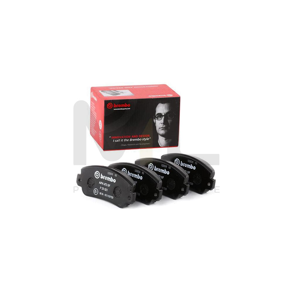 Brembo P 23 021 Brake Pad Set Excl. Wear Warning Contact