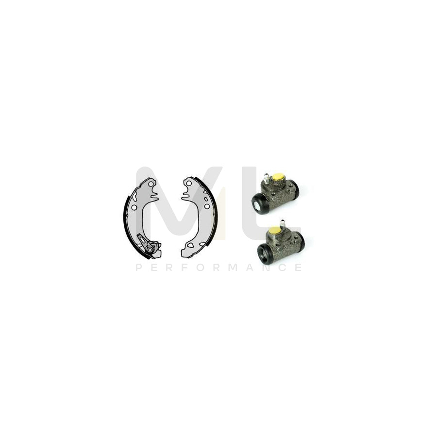 BREMBO STANDARD KIT H 61 034 Brake Shoe Set for PEUGEOT 205 Ø: 180mm