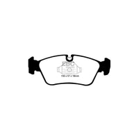 EBC PD02KF078 BMW E46  E85 Redstuff Front Brake Pad & Plain Disc Kit - ATE Caliper