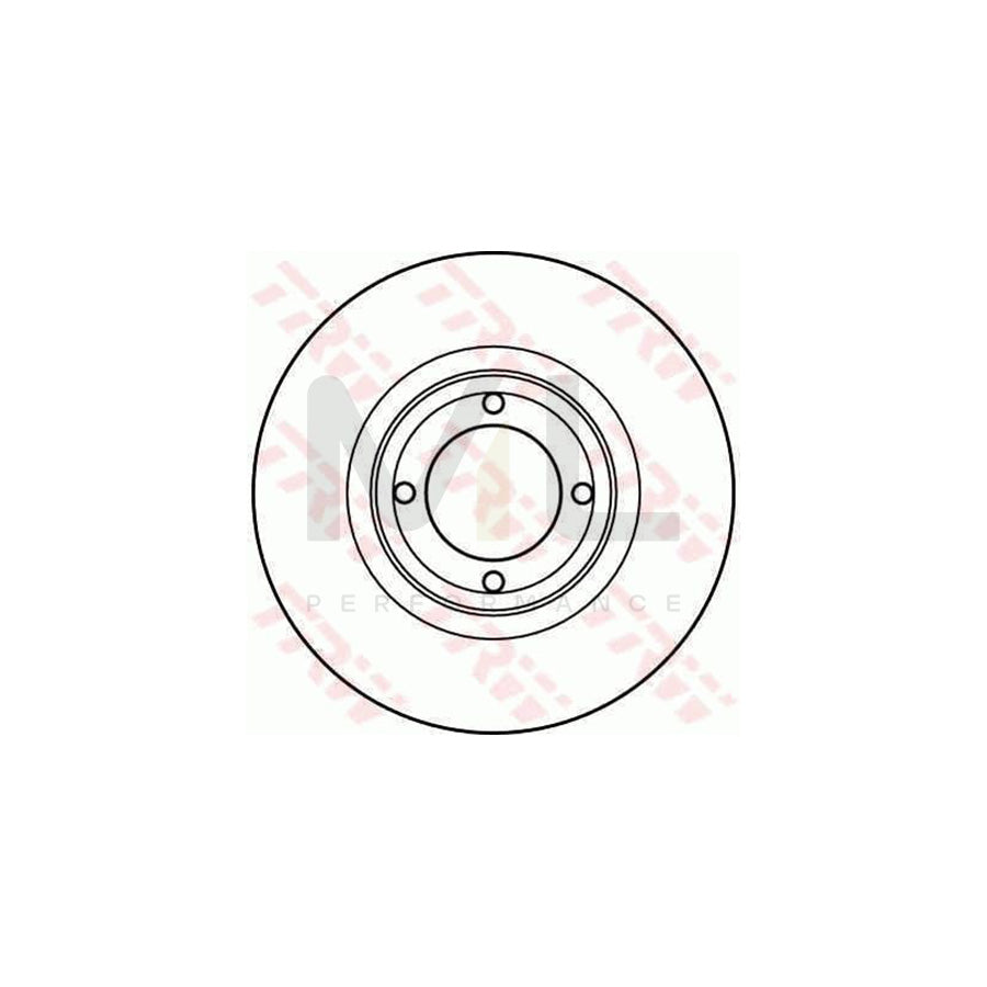 TRW DF2613 Brake Disc Vented | Performance Parts Direct Car Parts