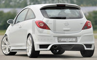 Rieger 00058947 Opel Corsa D Rear Diffuser for Tailpipe Left