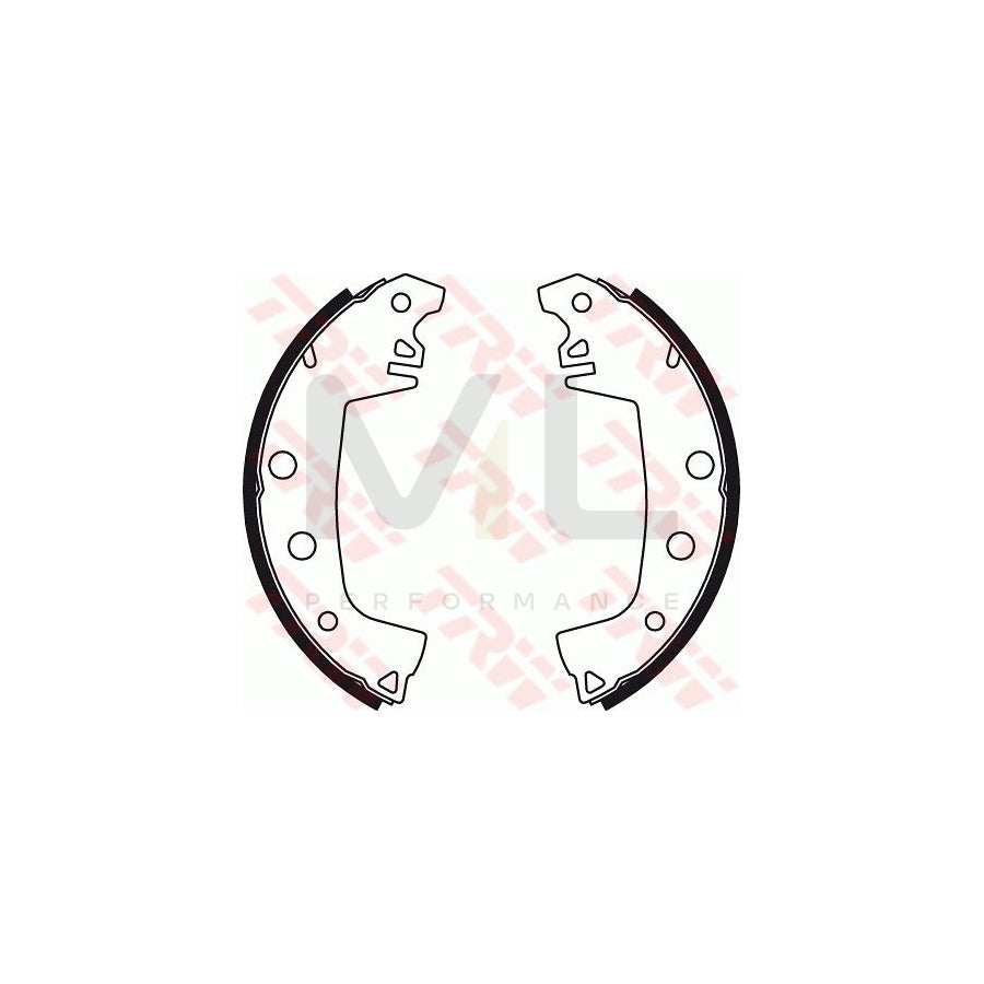TRW GS8020 Brake Shoe Set | Performance Parts Direct Car Parts