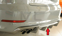 Rieger 00099367 Audi 8V A3 Rear Diffuser for Twin Tailpipe Left - Carbon-Look
