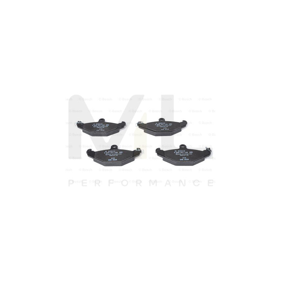 Bosch 0986461148 Brake Pad Set With Anti-Squeak Plate BP597 | Performance Parts Direct Car Parts