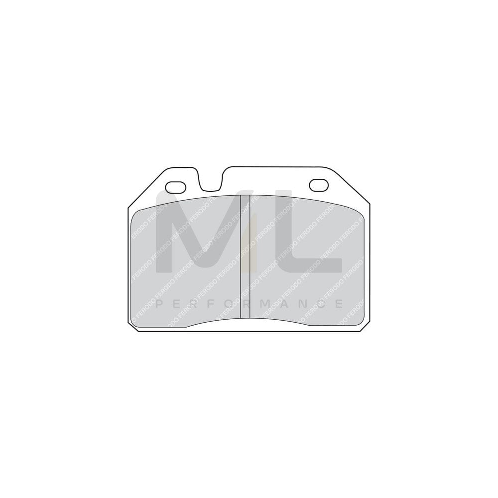 Ferodo Sl Fsl482 Brake Pad Set Not Prepared For Wear Indicator | Performance Parts Direct Car Parts