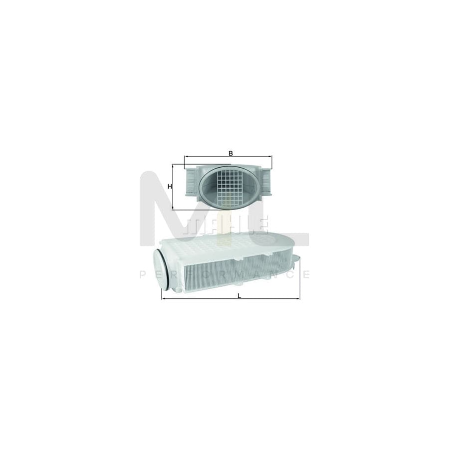 MAHLE ORIGINAL LX 2991/1 Air Filter Filter Insert | Performance Parts DirectCar Parts