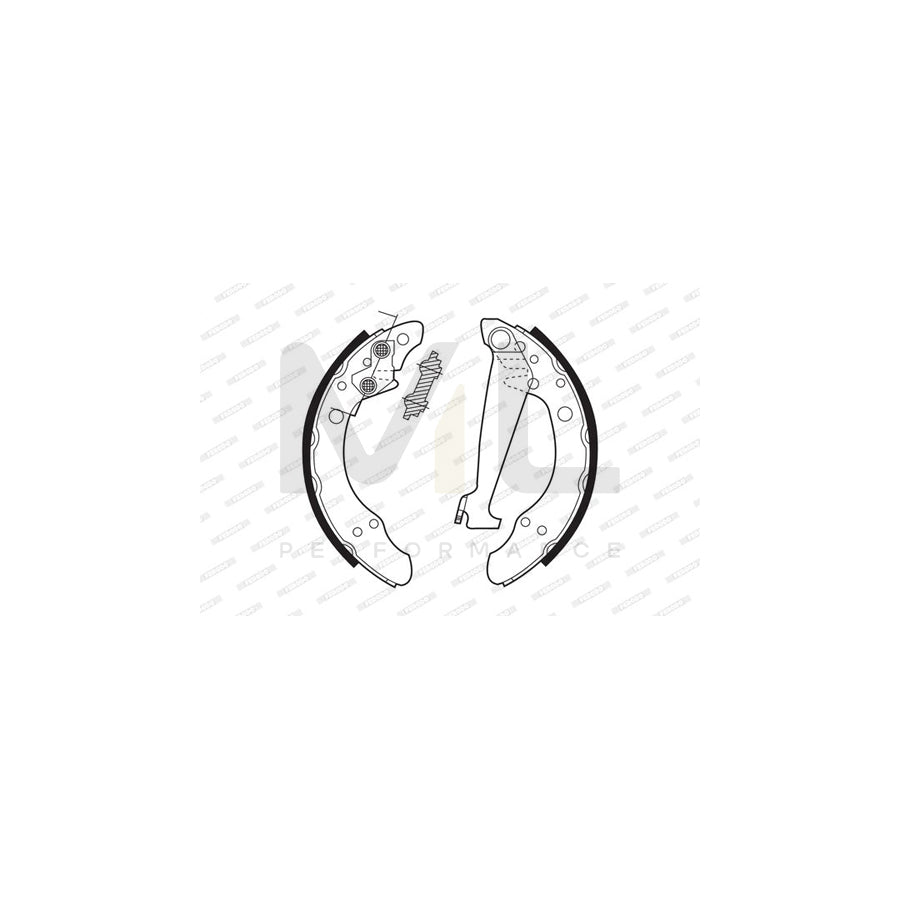 FERODO PREMIER FSB408 Brake Shoe Set | Performance Parts Direct Car Parts