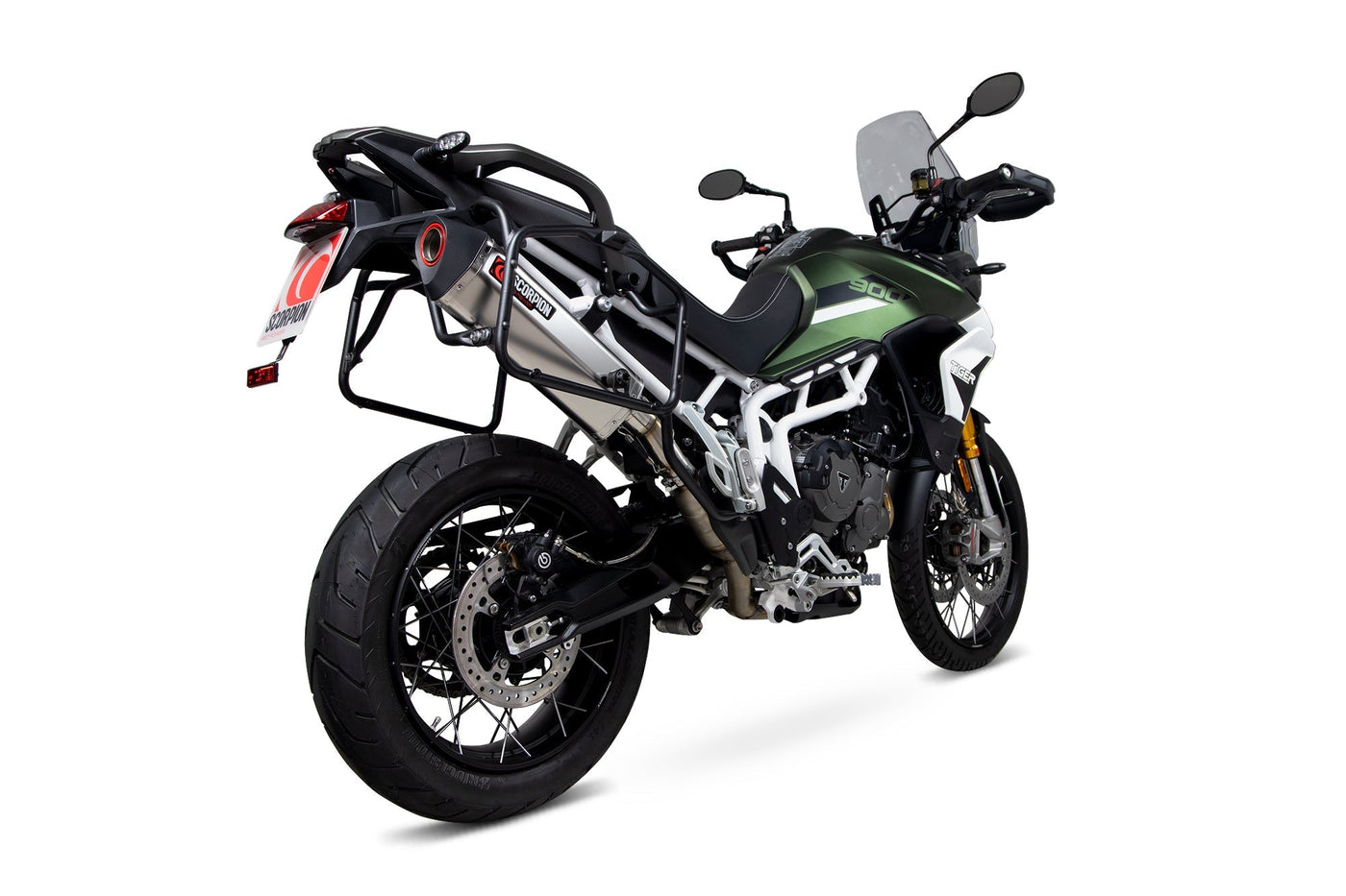 Scorpion RTR90TEO Triumph Tiger 900 Serket Parallel Slip-On - Titanium Sleeve |  UK