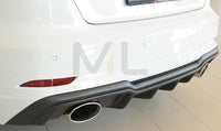 Rieger 00056823 Audi 8V Rear Diffuser for Sport Tailpipe Left & Right (A3 & S3) -  Matte Black