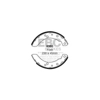 EBC 6380 Ford Transit Rear Brake Shoes (4 pcs.)